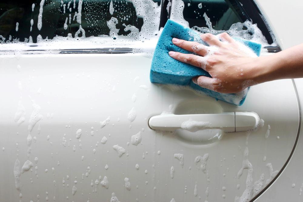 Soap and water for cleaning