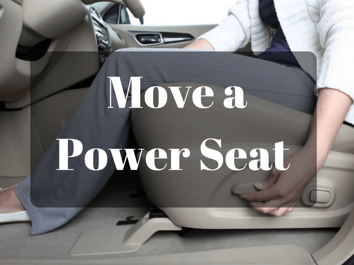 How to Manually Move a Power Seat Without Bringing It Down