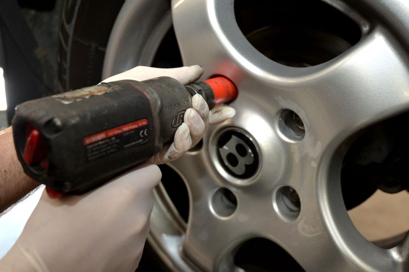 Take out the wheels from your car