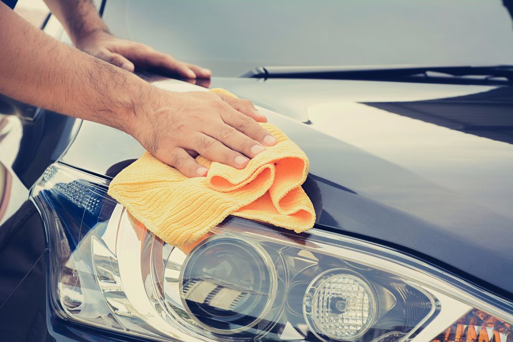 Make sure your car clean and dry - Care my cars